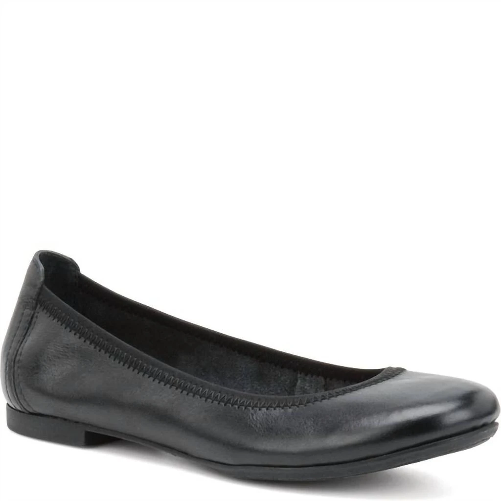 Born Women's Julianne Ballet Flat In Black 1