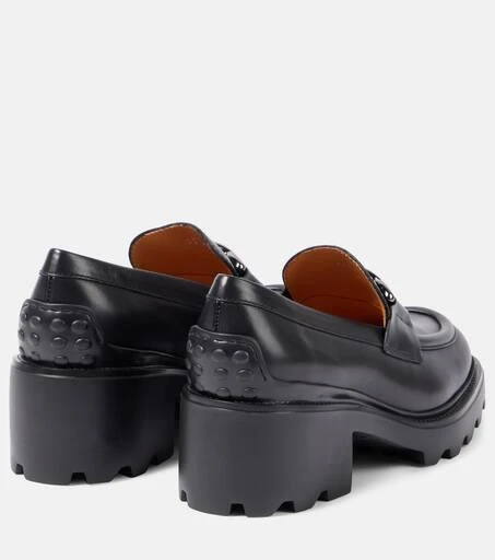 Tod's Leather loafer pumps 3