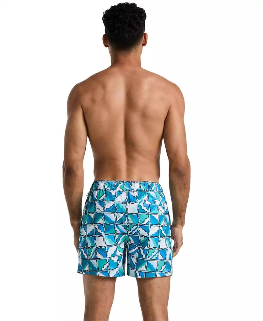 Original Penguin Men's Slim-Fit Geometric Swim Trunks 2