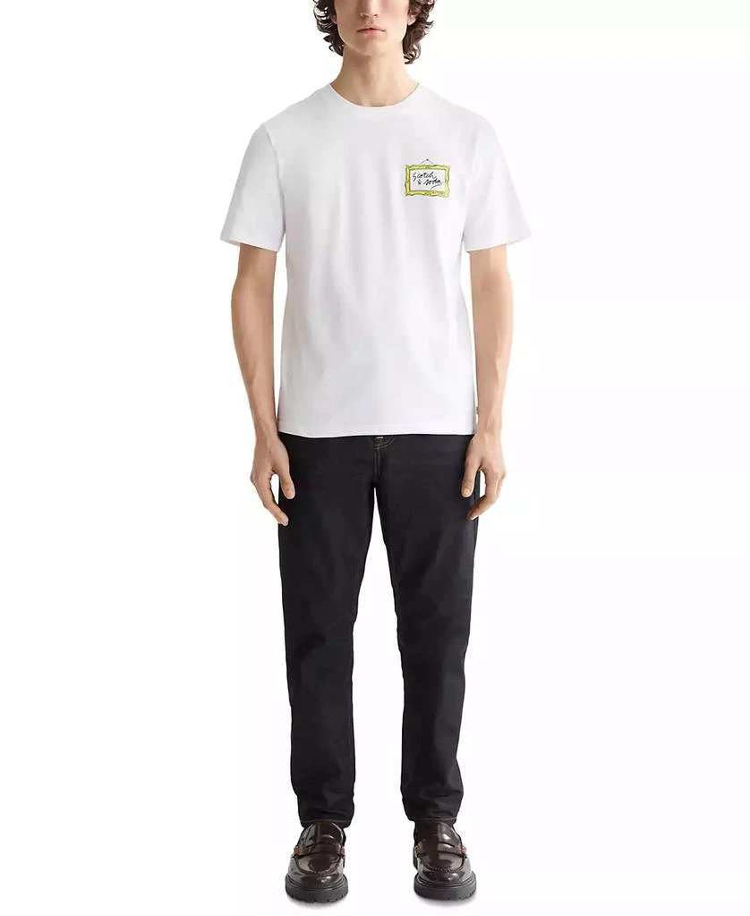 Scotch & Soda Men's Short Sleeve Screen Print Logo Graphic T-Shirt 2