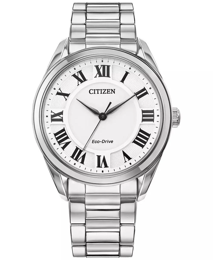 Citizen Eco-Drive Women's Arezzo Stainless Steel Bracelet Watch 35mm 1