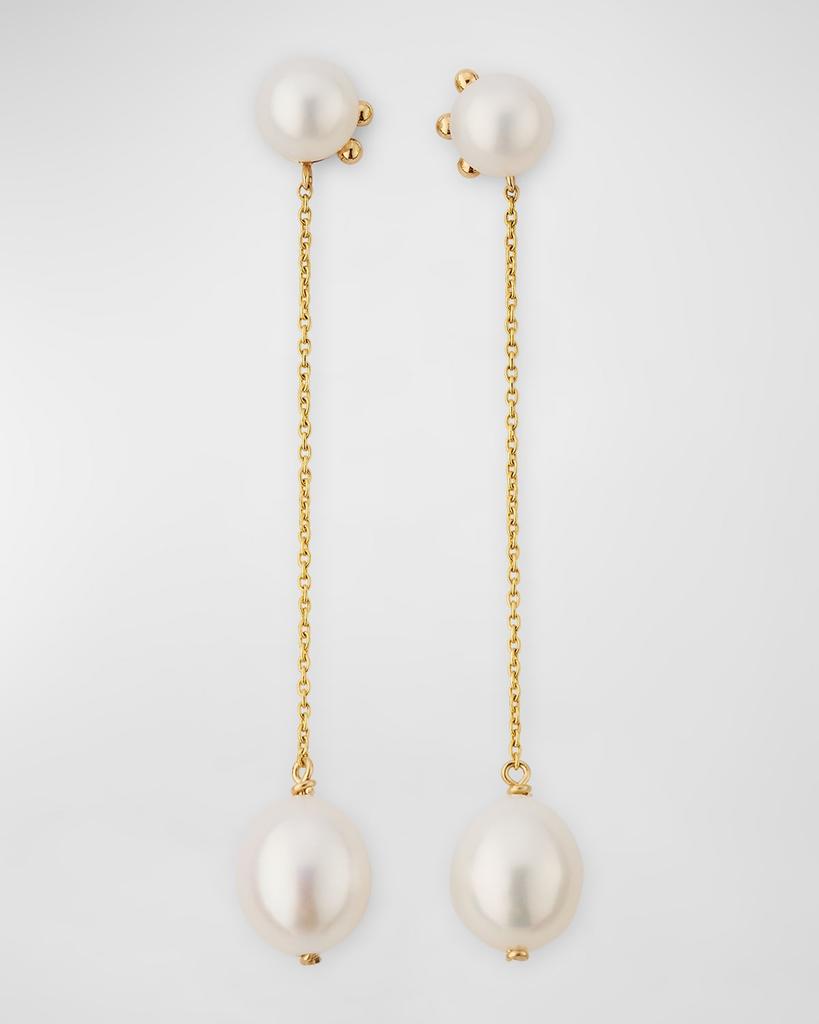 POPPY FINCH 14K Pearl Bubble Drop Earrings