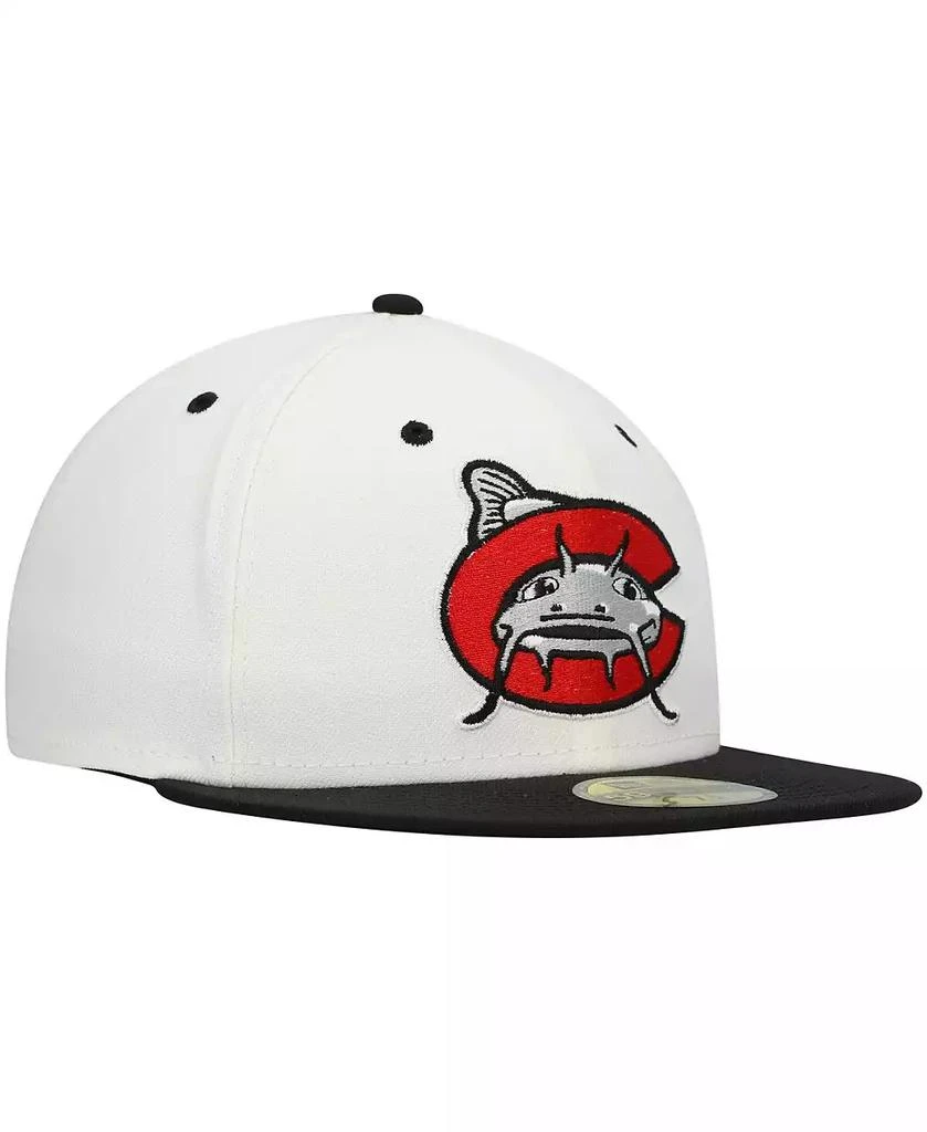 New Era Men's White Carolina Mudcats Authentic Collection Team Alternate 59FIFTY Fitted Hat 6