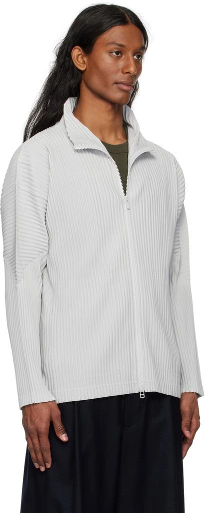 Homme Plissé Issey Miyake Gray Basics Sweater 2