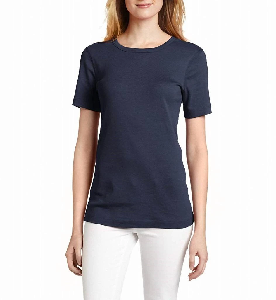 Three Dots Short Sleeve Crew Neck T-Shirt 1