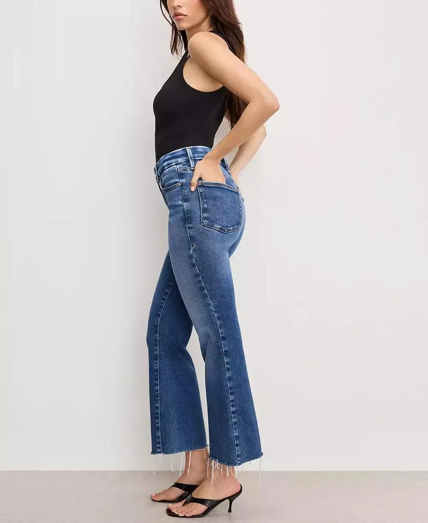 Good American Women's Soft Tech Good Legs Cropped Jeans 4