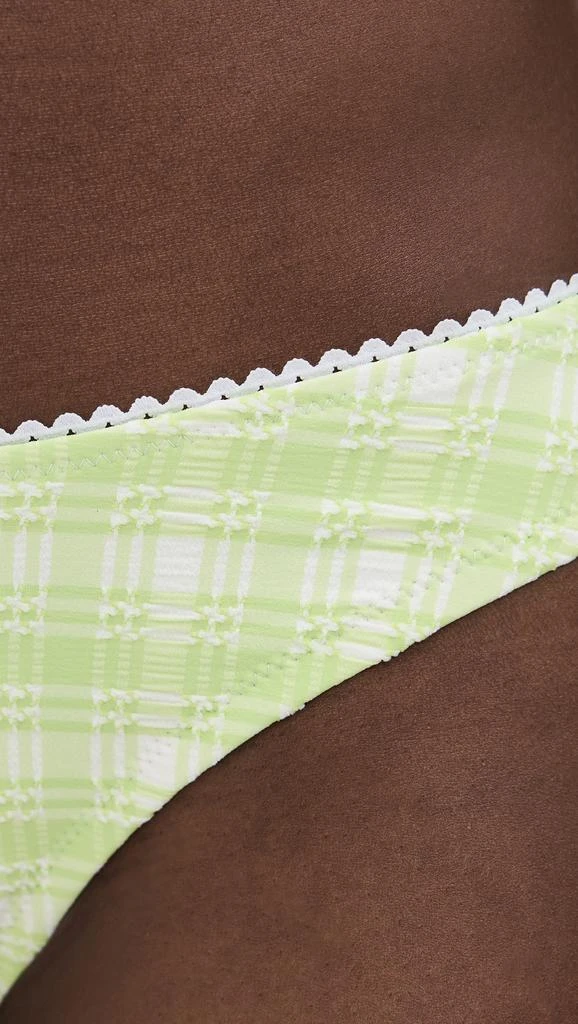 Solid  Striped Daphne Bikini Bottoms 4