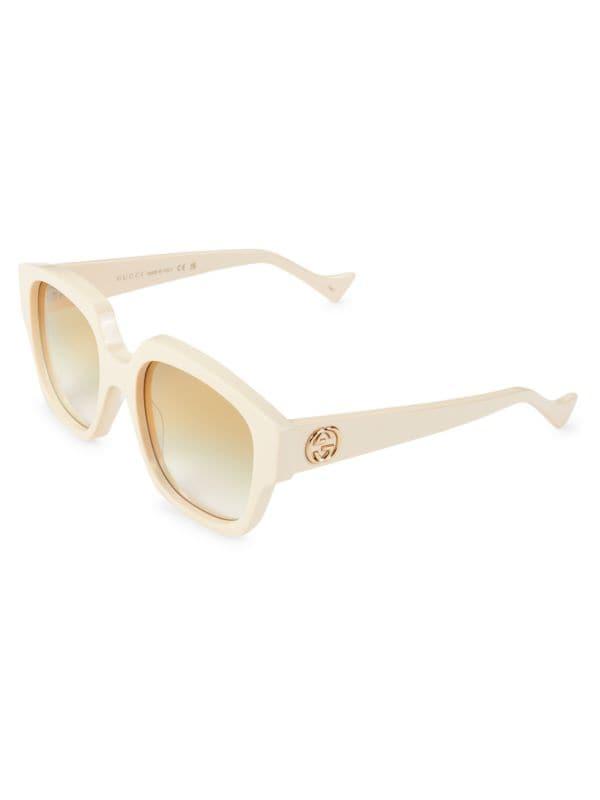 Gucci 56MM Square Sunglasses