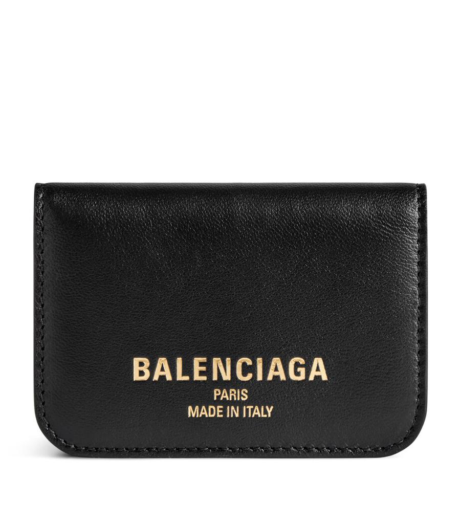 Balenciaga Mini Leather Cash 2.0 Trifold Wallet