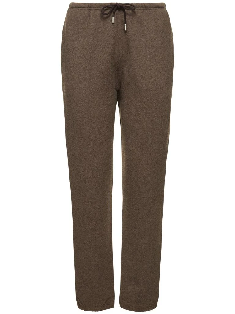 The Row Teo Soft Cashmere Blend Sweatpants 1