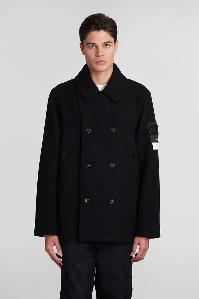 Stone Island ghost Double-breasted Coat 1