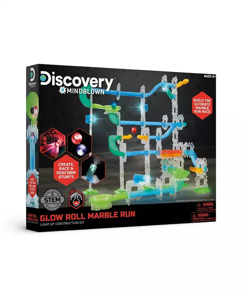 Discovery #MINDBLOWN Glow Roll Marble Run Light-Up Construction Set 10
