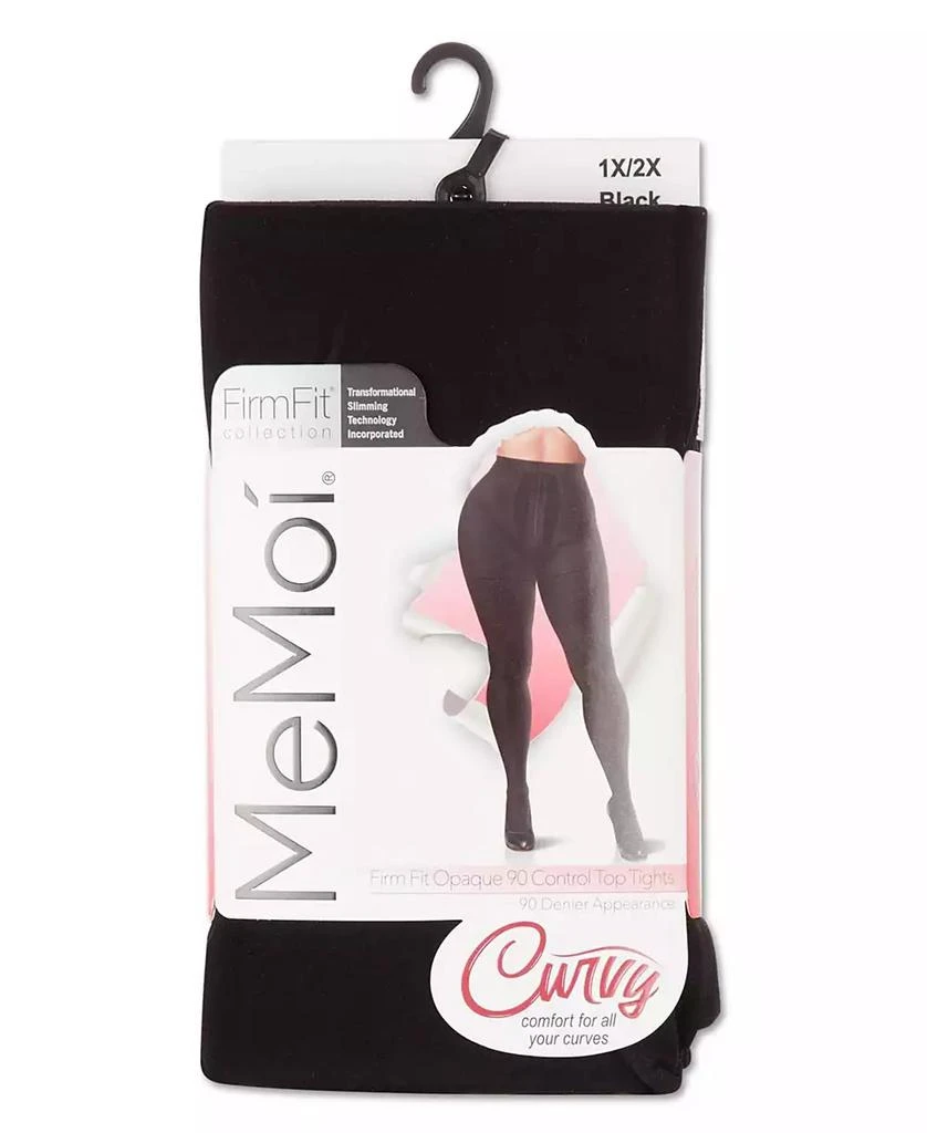 Memoi Women
s FirmFit Opaque 90 Denier Control Top Tights MM-2892 3
