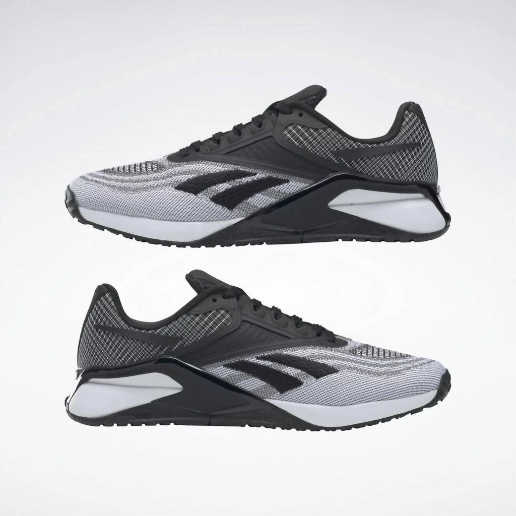 Reebok Women's Nano X2 Running Shoes In Footwear White/core Black/pure Grey 6 4
