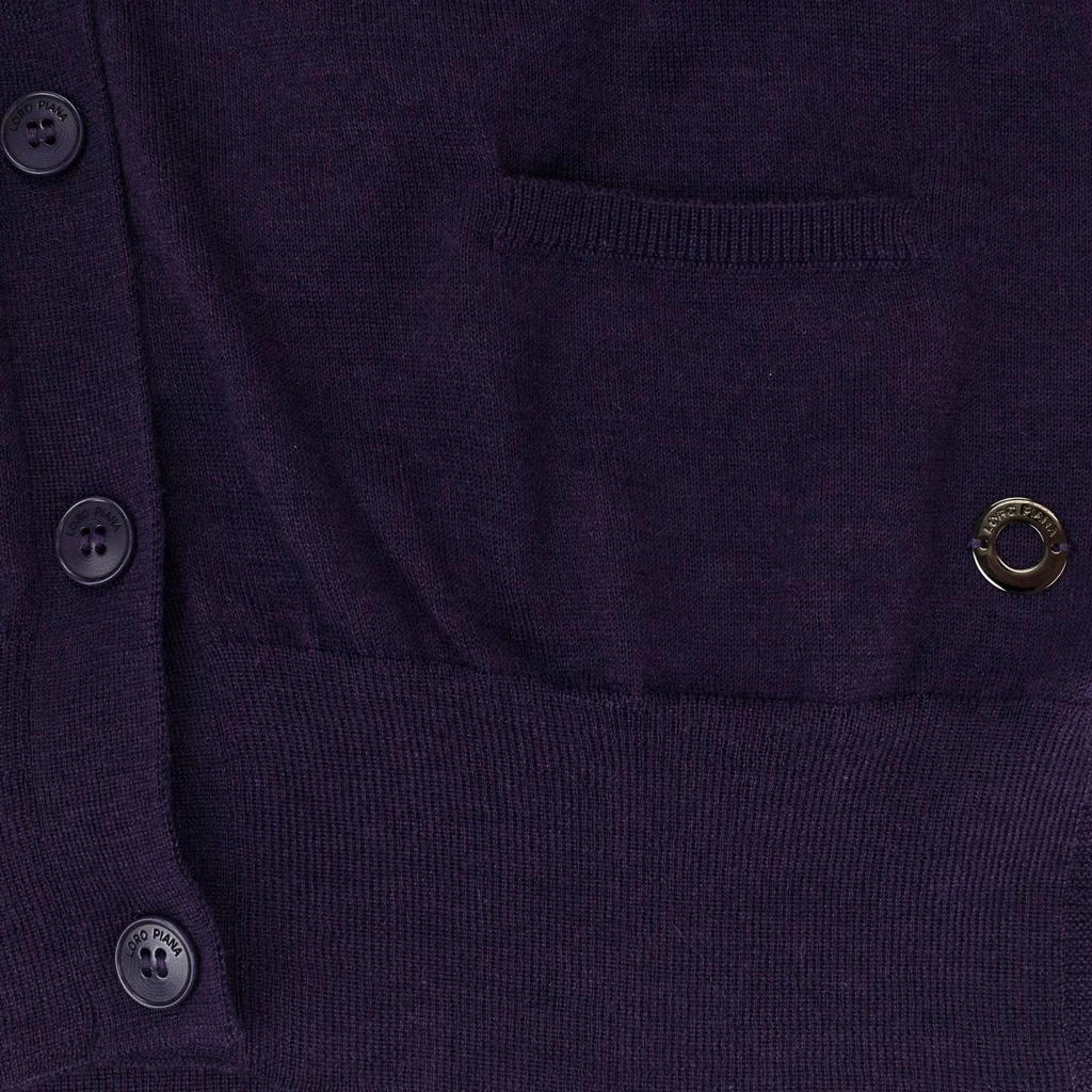 Loro Piana CASHMERE SET DARK PURPLE CARDIGAN 3