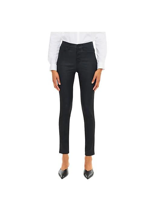 Kancan Autumn High Rise Stretch Faux Leather Ankle Skinny Pants 1