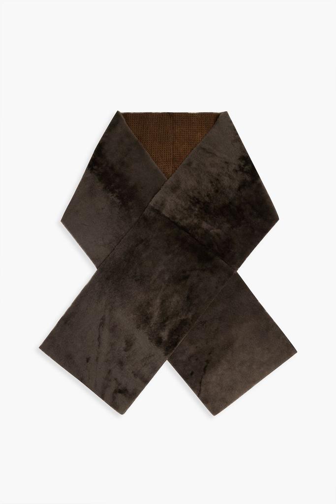Karl Donoghue Reversible shearling scarf