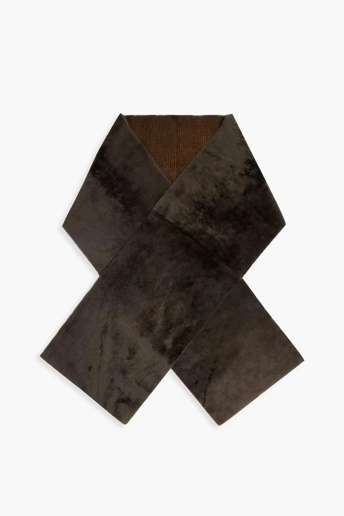 Karl Donoghue Reversible shearling scarf 1