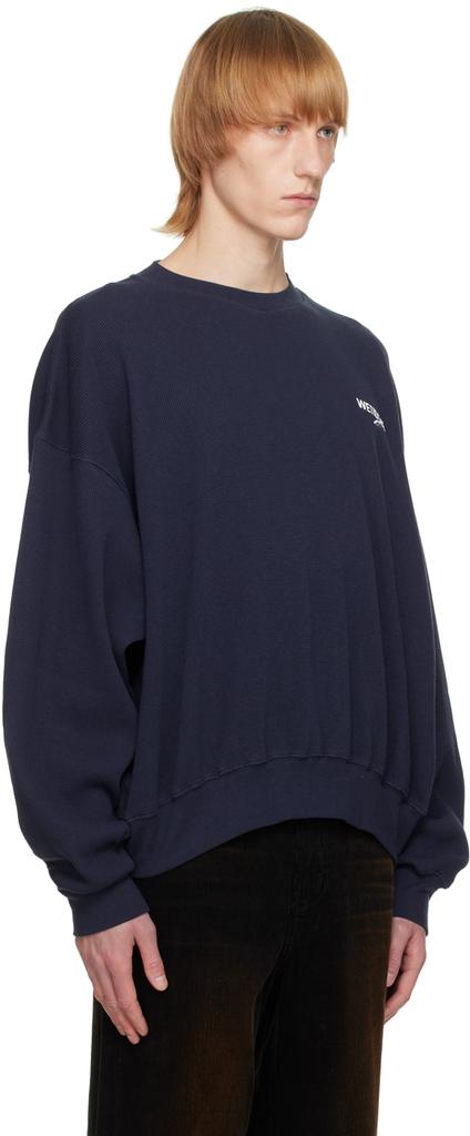 We11done Navy Basic 1506 Sweatshirt