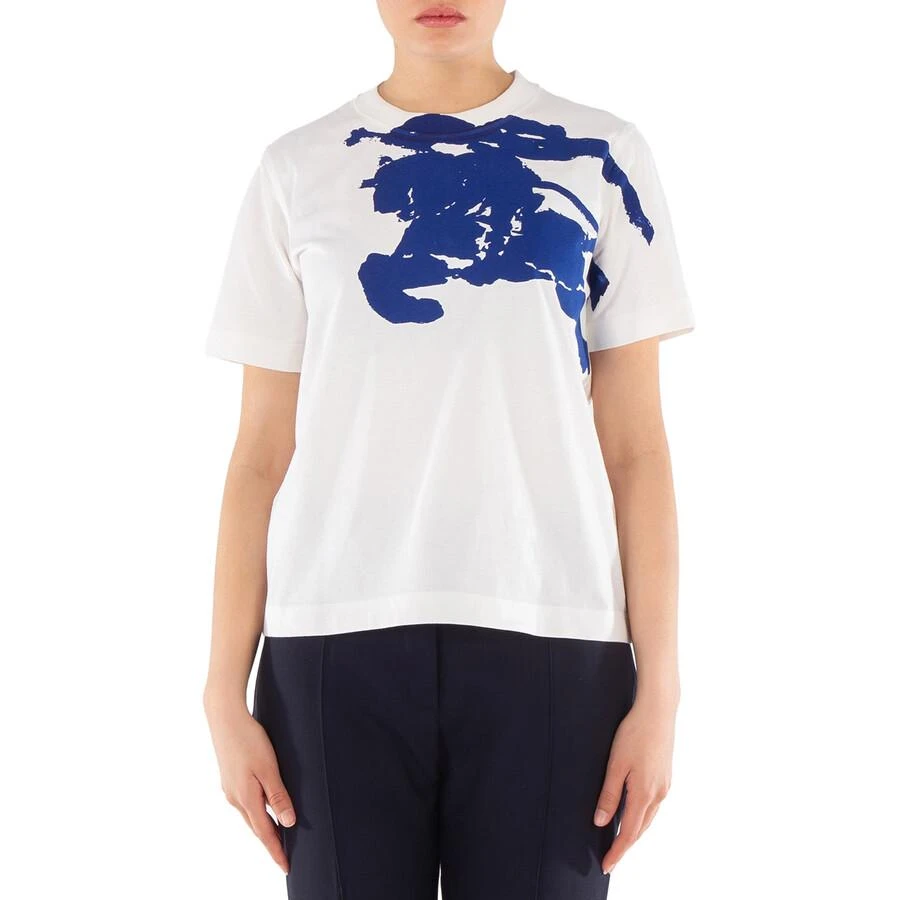 Burberry Short Sleeve Equestrian Knight Cotton T-Shirt