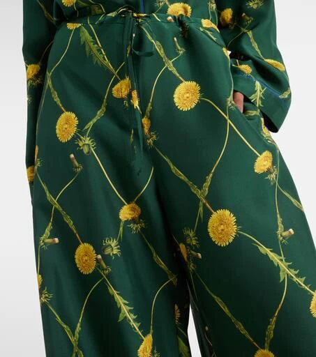 Burberry Floral silk pajama pants 4