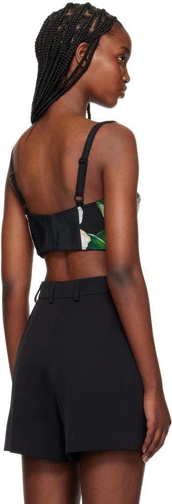 Dolce & Gabbana Black Gardenia Print Tank Top 3