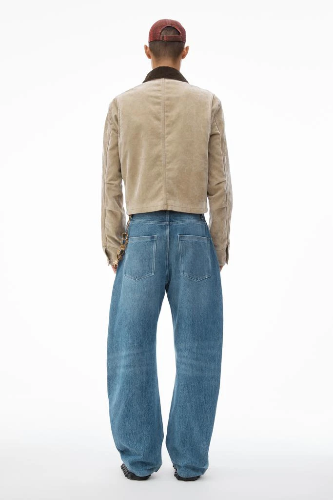 Alexander Wang Workwear Jacket with Weathered Flocking 4
