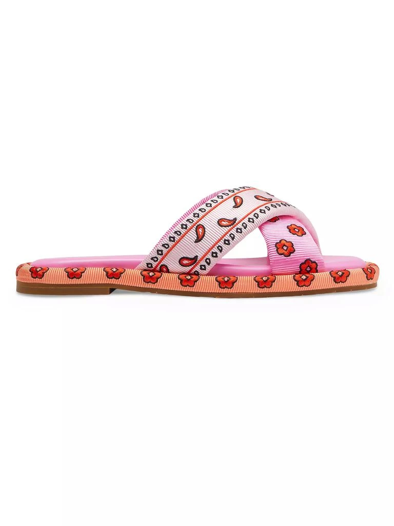 Kate Spade Rio Bandana Patchwork Slides 1