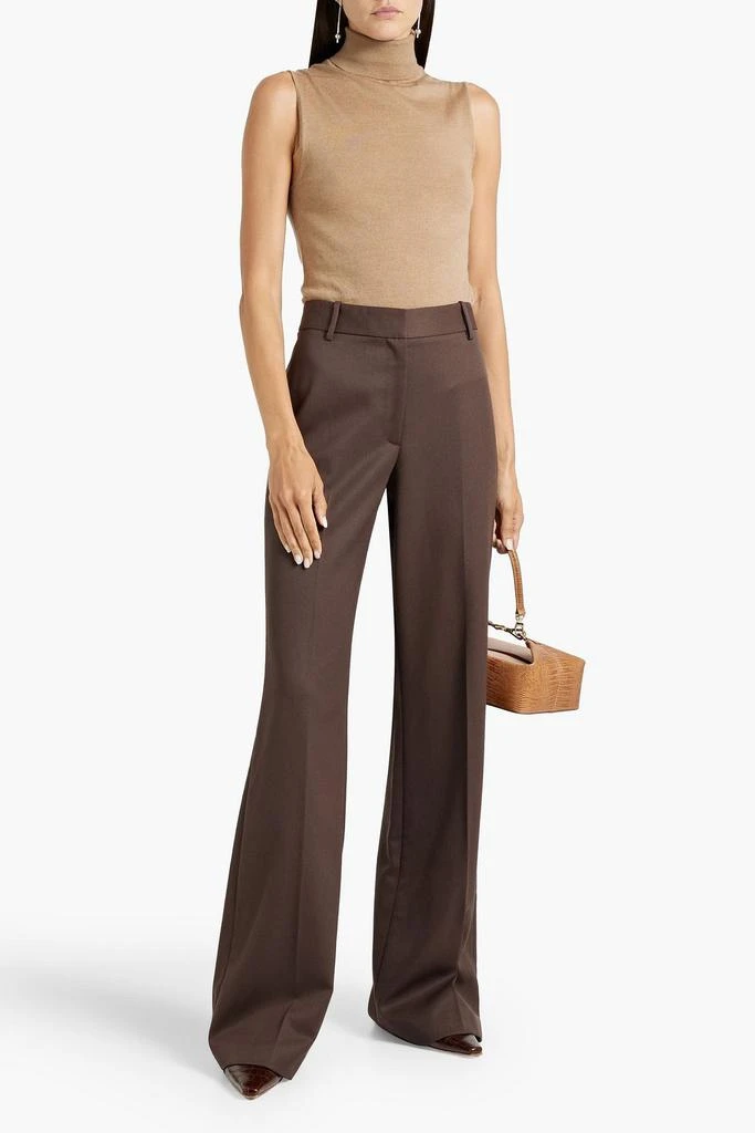Nili Lotan Arielle wool-twill flared pants 2