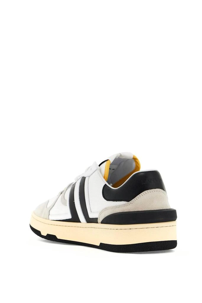 LANVIN 'mesh and leather clay sneakers with 3