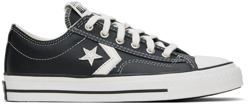 Converse Black Star Player 76 Fall Leather Sneakers 1