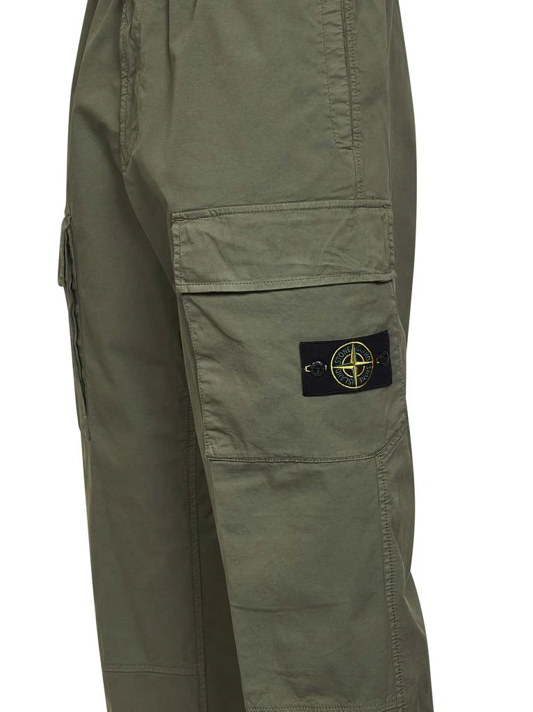 Stone Island STONE ISLAND | Military green stretch twill cargo trousers | Man | 29 3