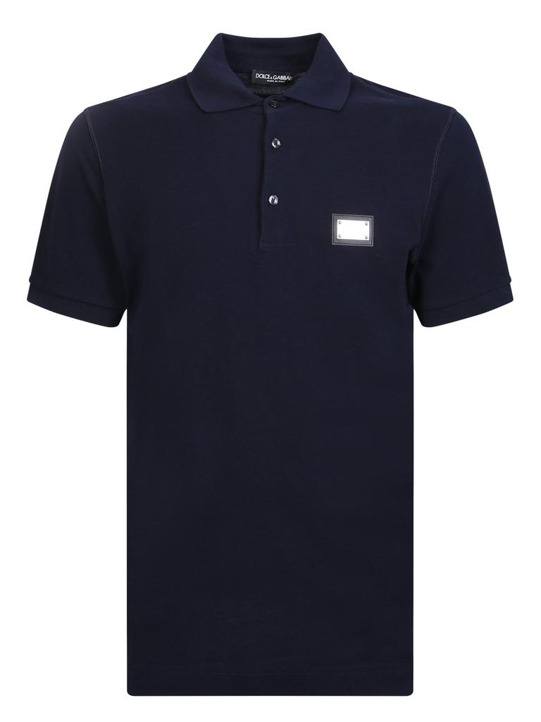 Dolce & Gabbana Dolce & Gabbana Jacquard Logo Polo Shirt