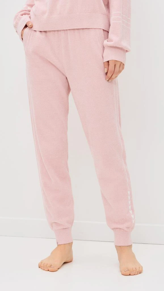 Barefoot Dreams Cozychic Ultra Lite Heartbeat Stripe Pants 1