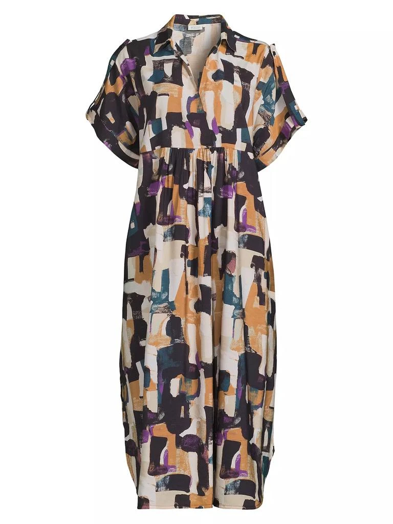 Masai Copenhagen Orsola Printed Cuff-Sleeve Midi-Dress 1