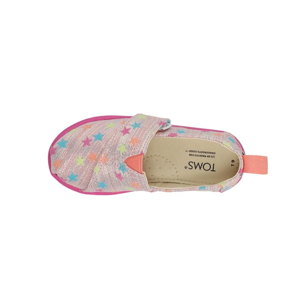TOMS Alpargata Multi Glimmer Slip On Flats (Little Kid) 4