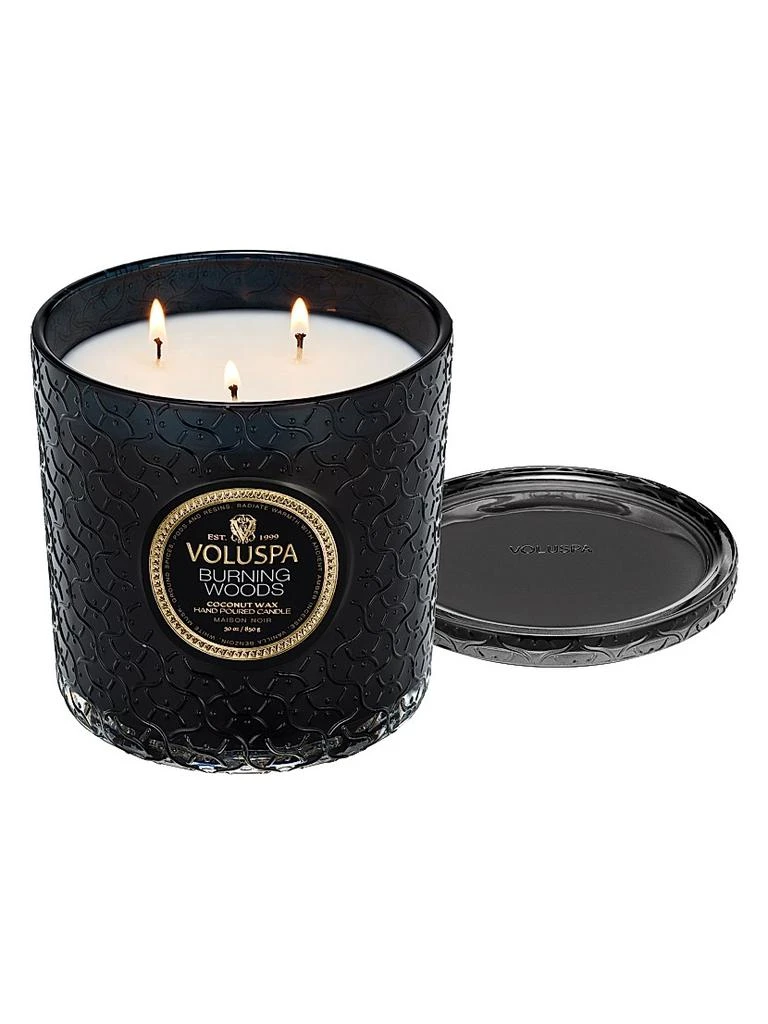 Voluspa Burning Woods Luxe Candle 2