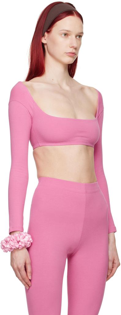 Gil Rodriguez Pink 'El Tigre Chiquito' Long Sleeve T-Shirt