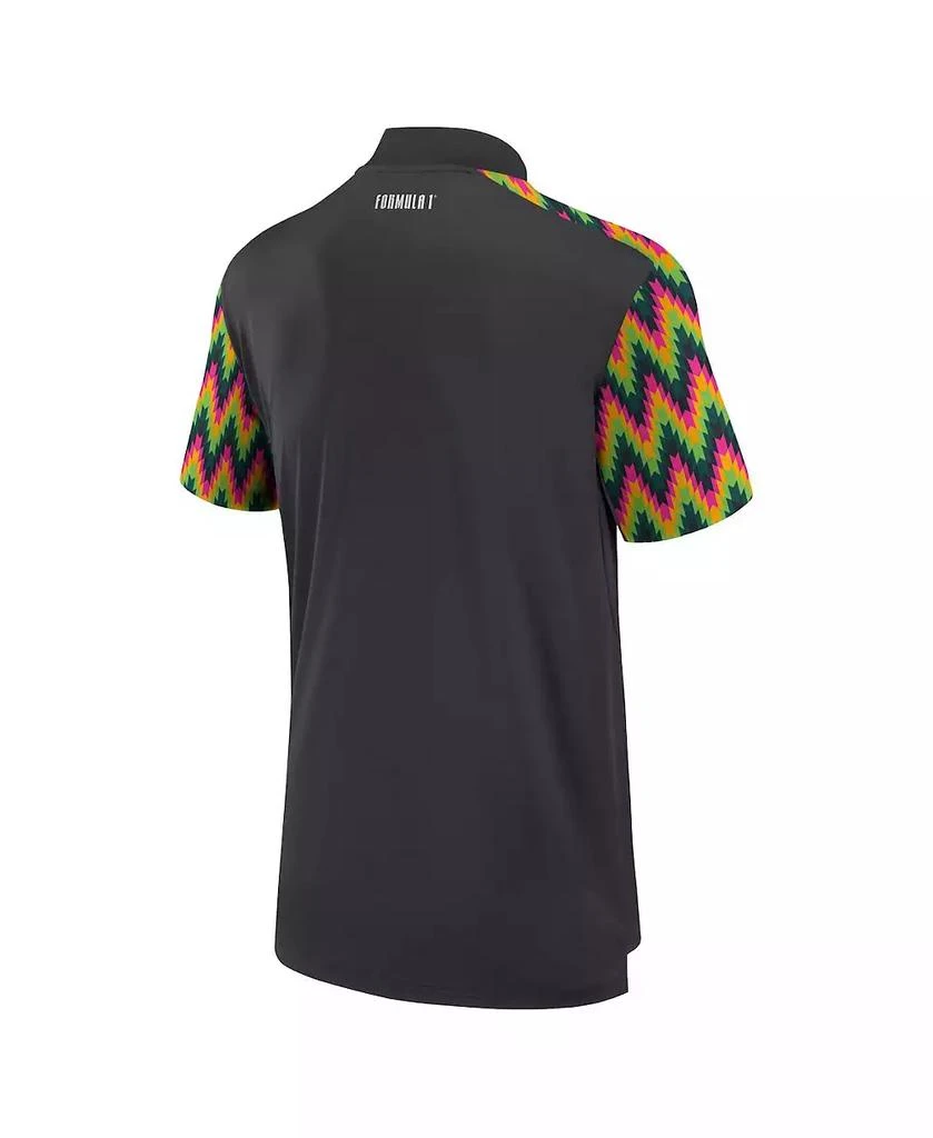 Formula 1 Men's Black 2024 Mexico City Grand Prix Tech Quarter-Zip Polo Shirt 3