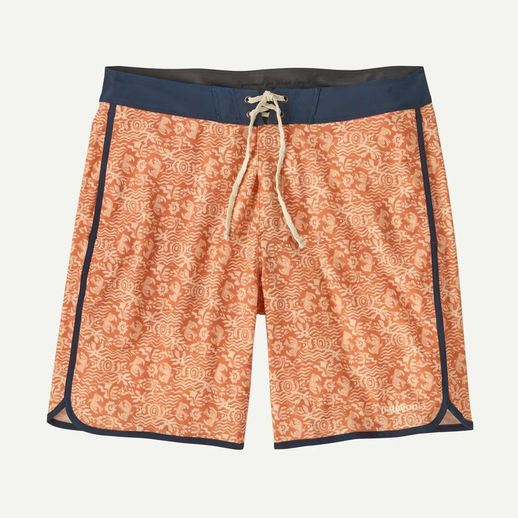 Patagonia Men
s Hydropeak Side Shore Boardshorts In Sunset Orange