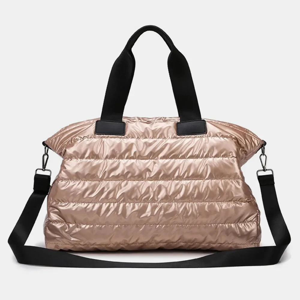 TRUEDAMES Quilted Nylon Oversize Travel Bag 3