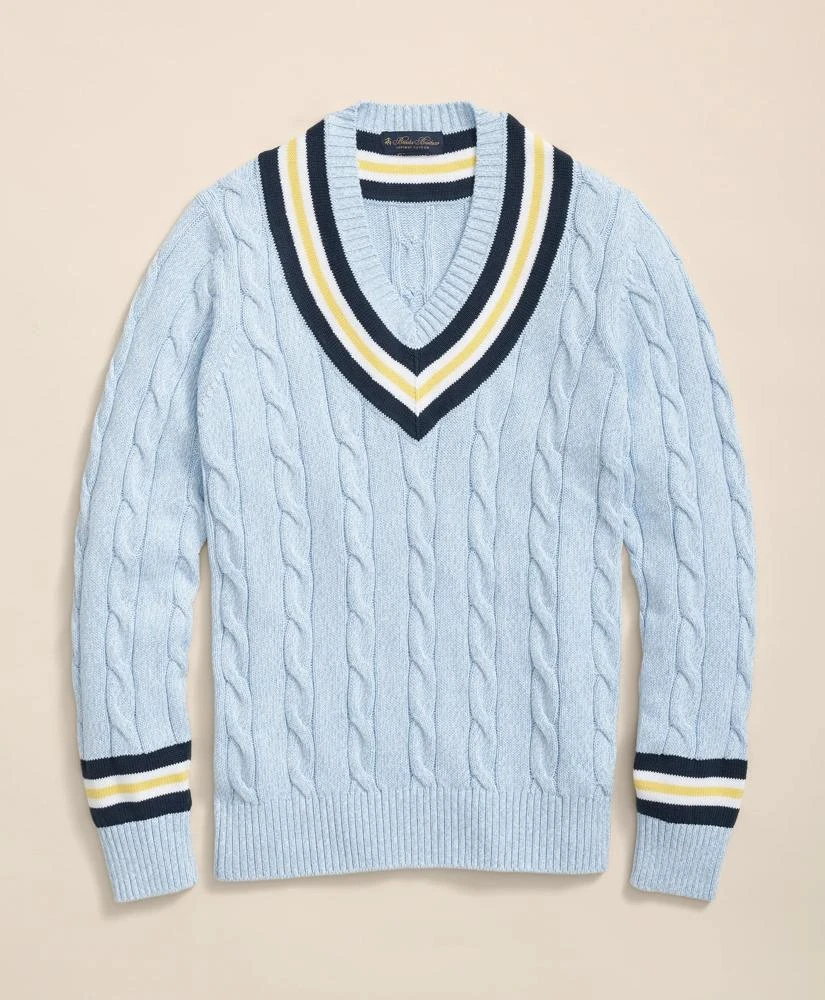 Brooks Brothers Archive Tennis Sweater in Supima® Cotton 1