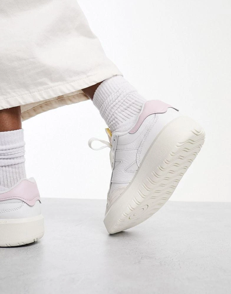 New Balance New Balance CT302 sneakers in white & pink - WHITE 2