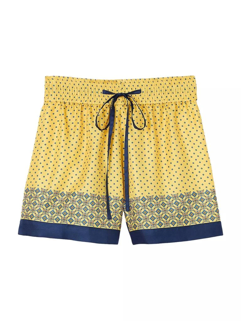 Sandro Flowing Patterned Shorts 1