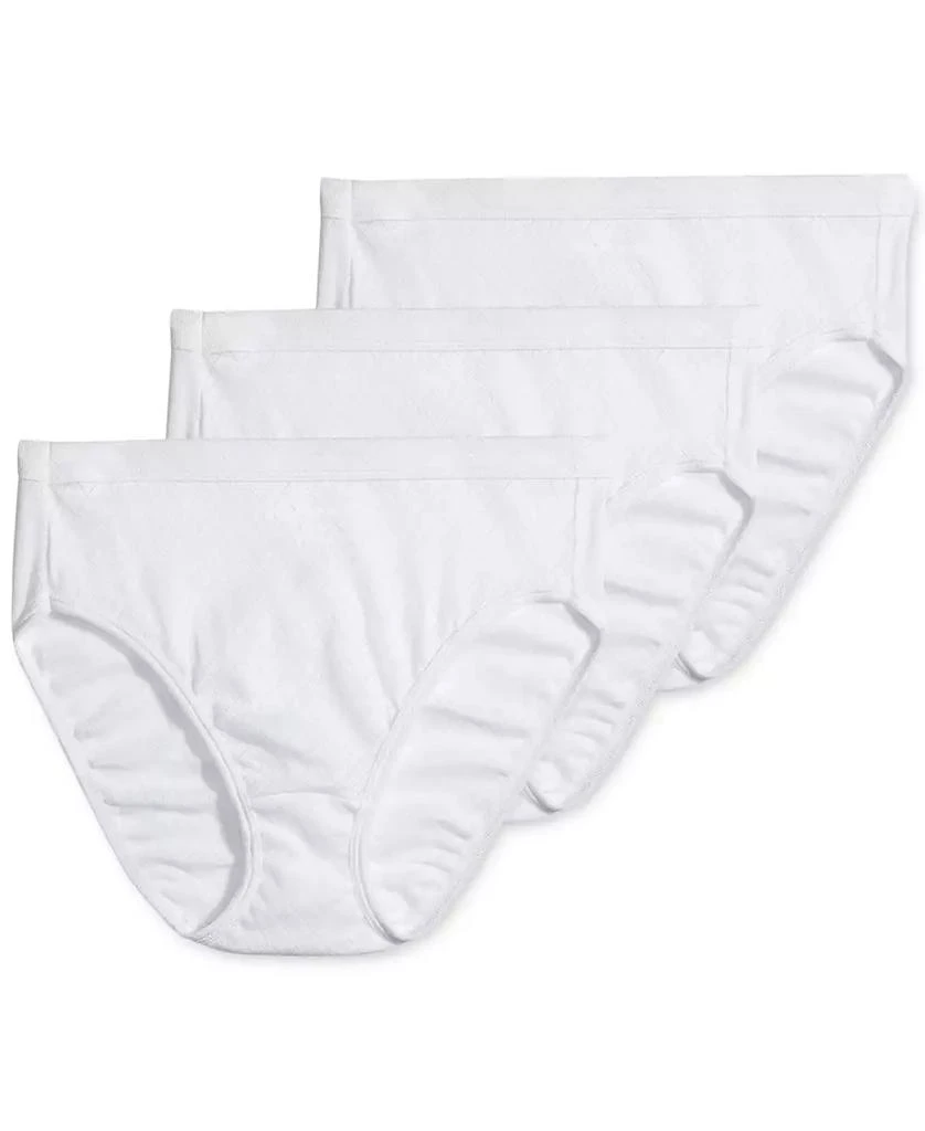 Jockey Elance Cotton French Cut Underwear 3-Pk 1541, Extended Sizes 2