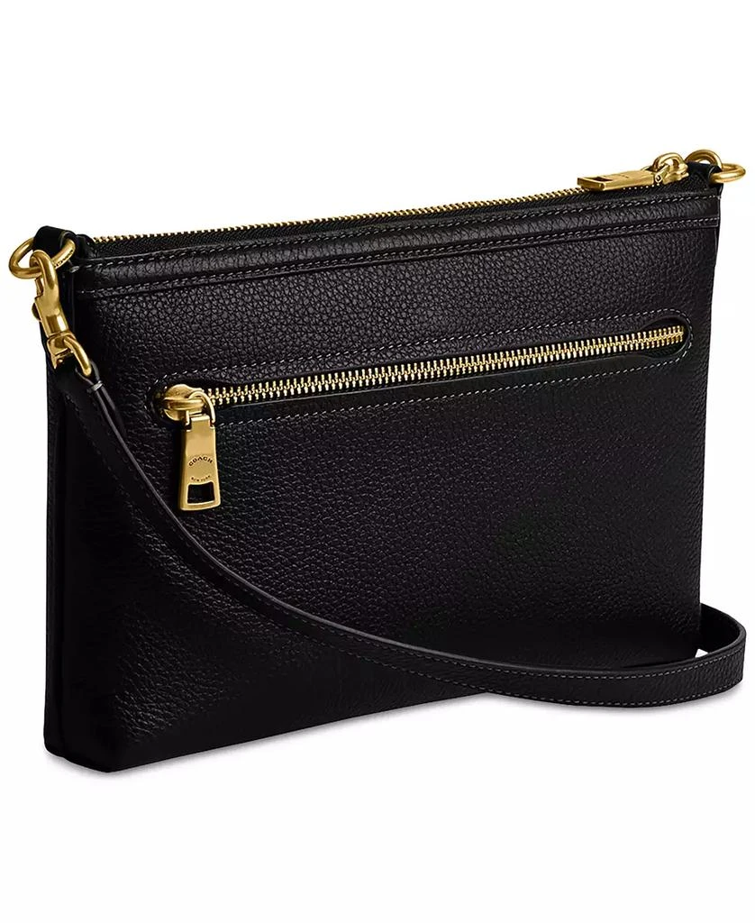 Coach Legacy Small Refined Pebble Leather Zip Top Crossbody 2
