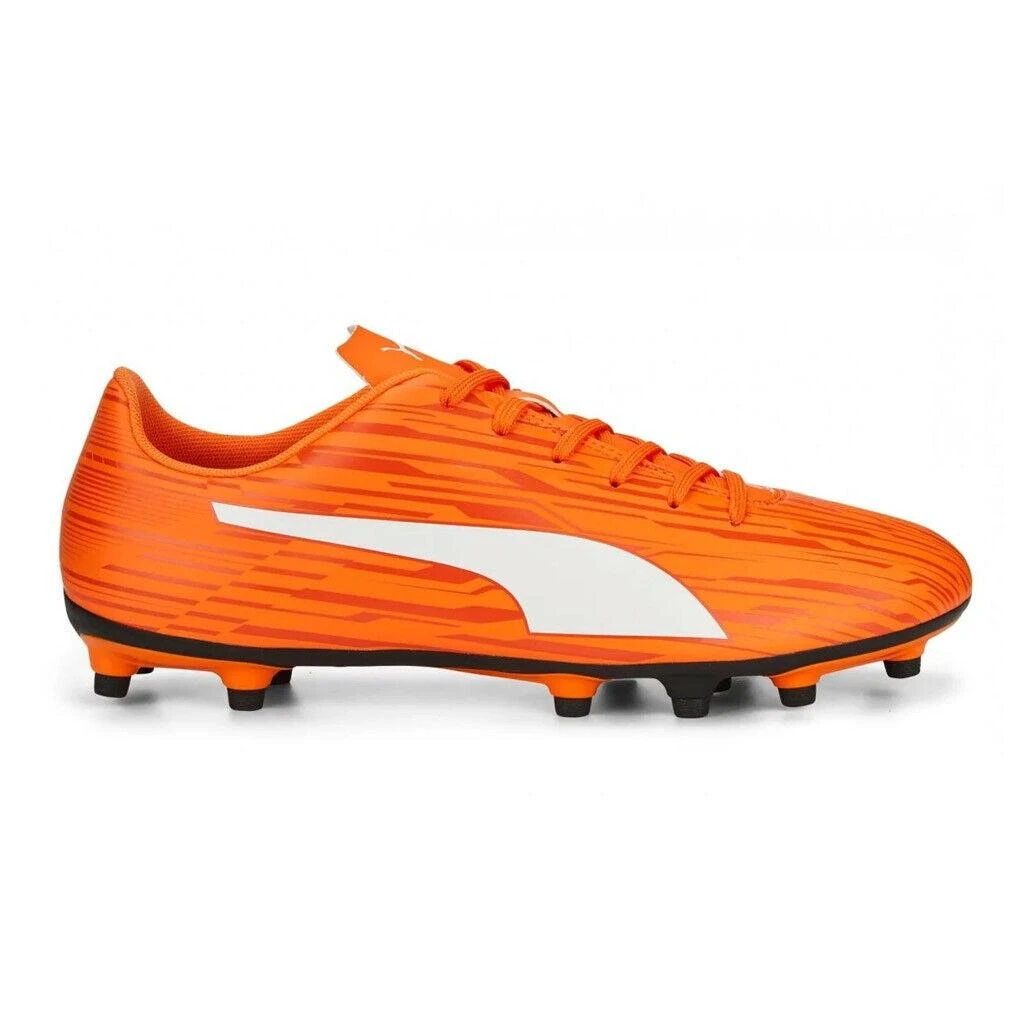 Puma Men
s  Rapido III FG/AG 106572-09 Soccer Cleats Men Orange Lace Up Football Boots 2