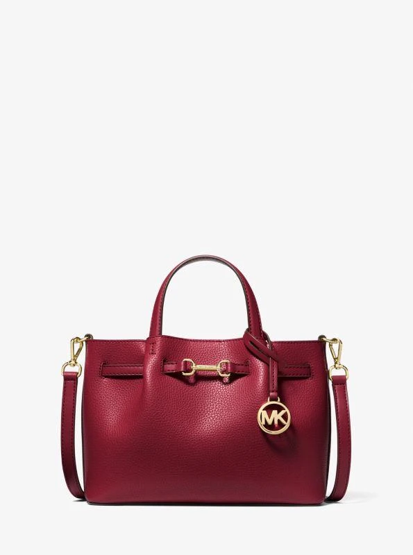 Michael Kors Carson Small Pebbled Leather Satchel
