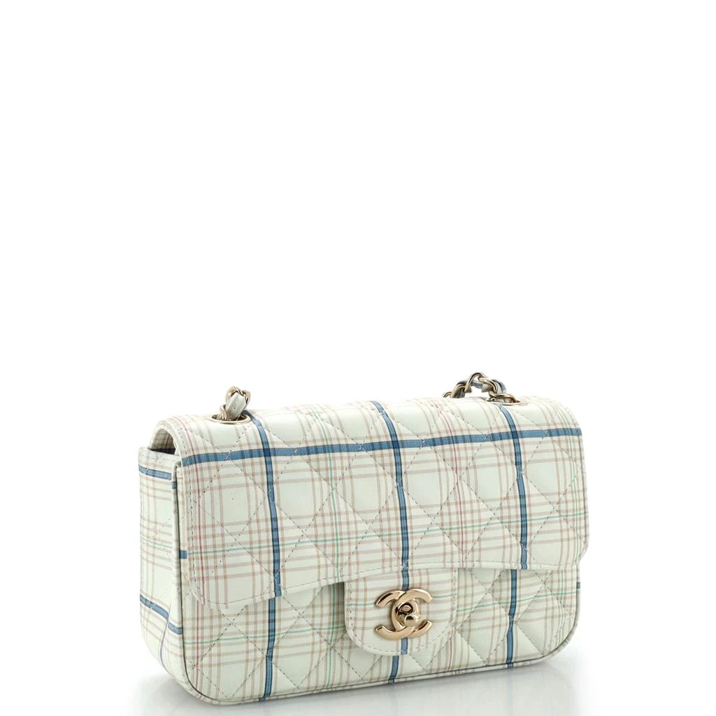 Chanel Classic Single Flap Bag Quilted Printed Calfskin Mini 3