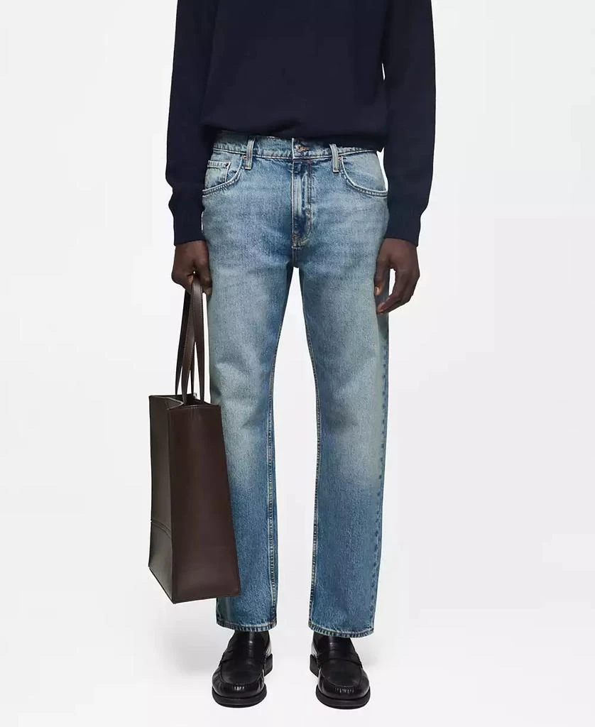 Mango Men's Straight-Fit Light Wash Bob Jeans 1